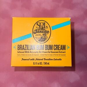 NIB Sol de Janeiro BRAZILIAN BUM BUM CREAM New 8oz FullSz